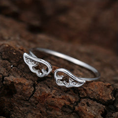 Wing Angel Ring Mouse Fox Wedding Couple Party Ring