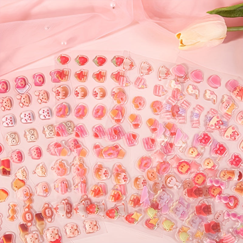 3D Bear Hand Account Sticker Candy Decoration Sticker