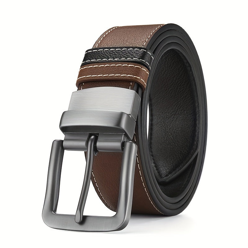 Men's Business Buckle Belt for Trousers Pants