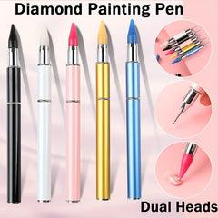Dual Head Diamond Painting Pen Square Round Point Rhinestone Gem Picker