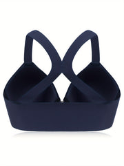  Bra Women's Plus Front Closure Racer Back T Shirt Bra