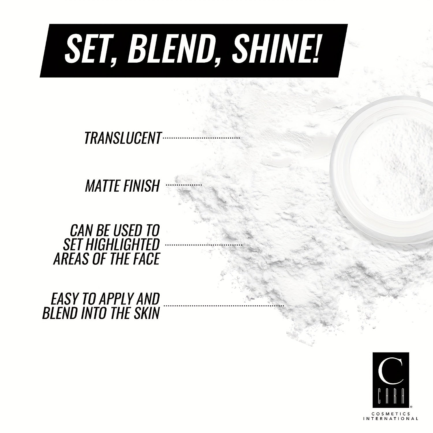 Matte Smooth Setting Powder Makeup Waterproof Long Lasting