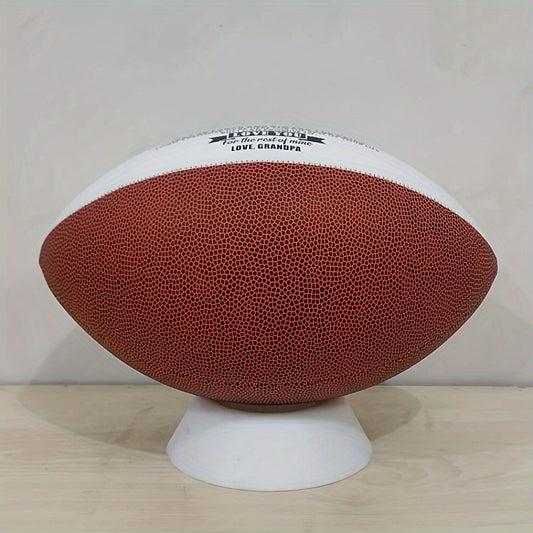 Adult Standard Training Football No 9 Pu American Rubber Granule Surface