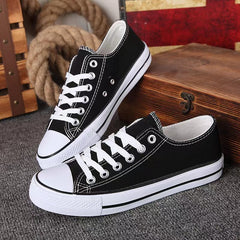 Women's Lace Up Skate Shoes Canvas Low Top Sneakers