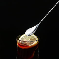Stainless Steel Mixing Spoon Spiral Bar Cocktail Spoon