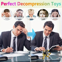 8pcs Transformable Fidget Spinners Deformation Robot Toys
