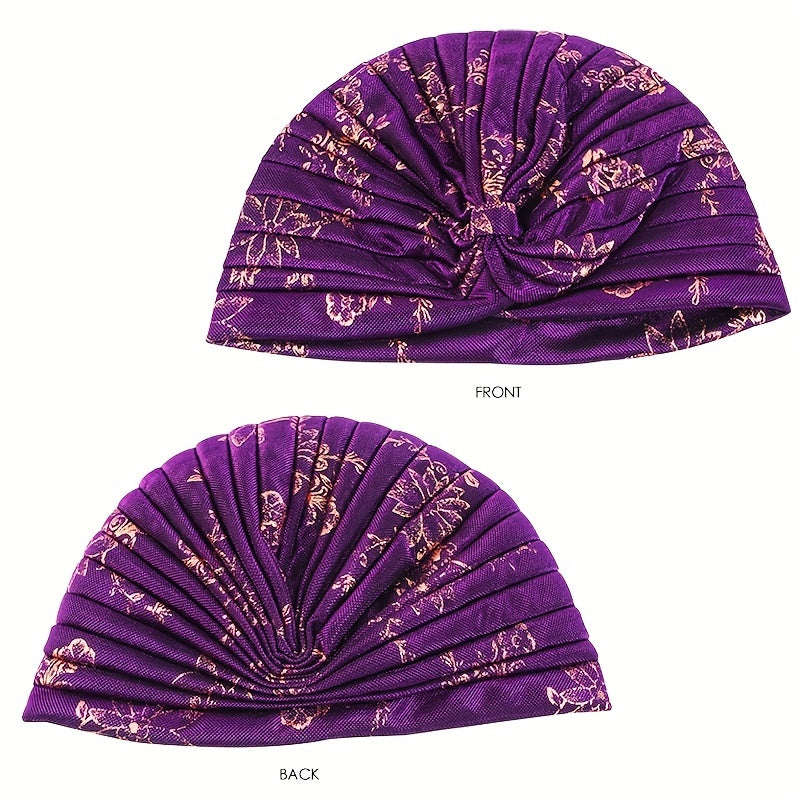 Boho Floral Head Scarf Cap Chemo Hats