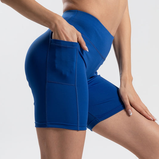 High Stretch Biker Shorts High Waist Workout Comfort Fitness Shorts