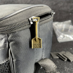 2pcs Metal Shovel Keychain Pendant Retro Bronze DIY Bracelet Accessories
