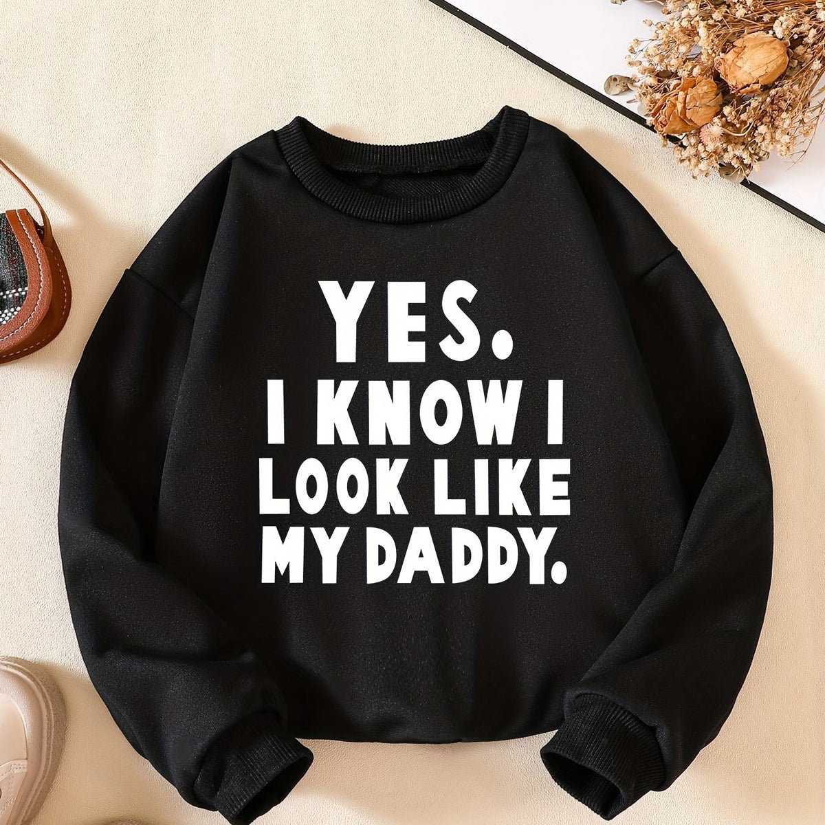 Boys Casual Sweatshirt Long Sleeve Crew Neck Tops