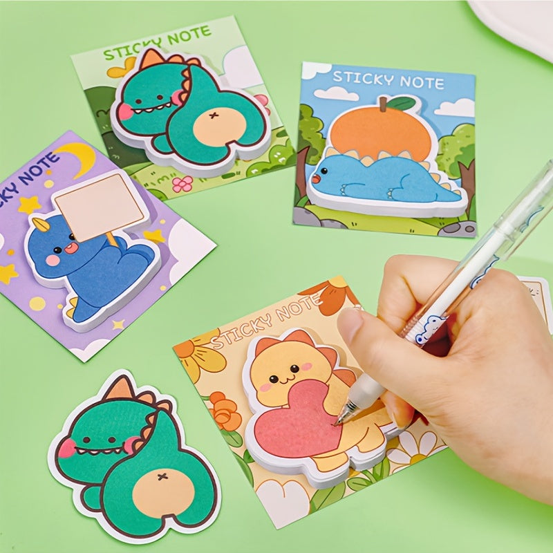 30 Sheets Dinosaur Alien Sticky Notes Memo Paper for Students