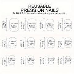 120pcs Assorted Colors False Nail Tips Set Easy DIY Nail Art Quick Salon Look