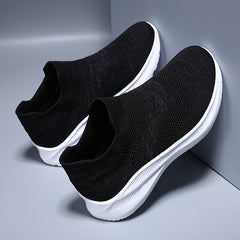 Men Knit Slip On Casual Shoes Lightweight Sneaker