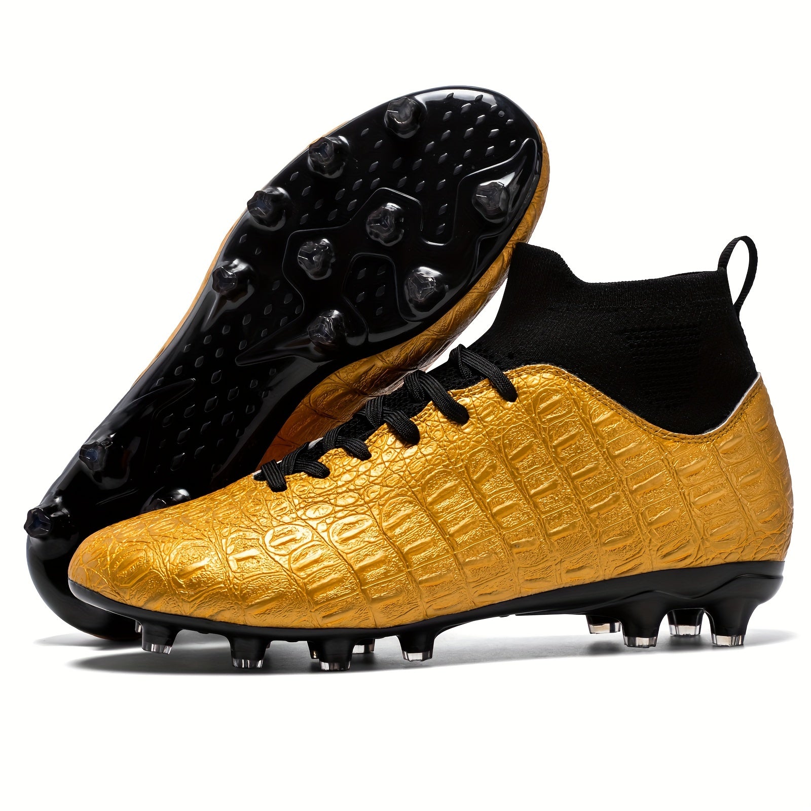 Boy's High Top Non Slip Football Cleat With Spikes