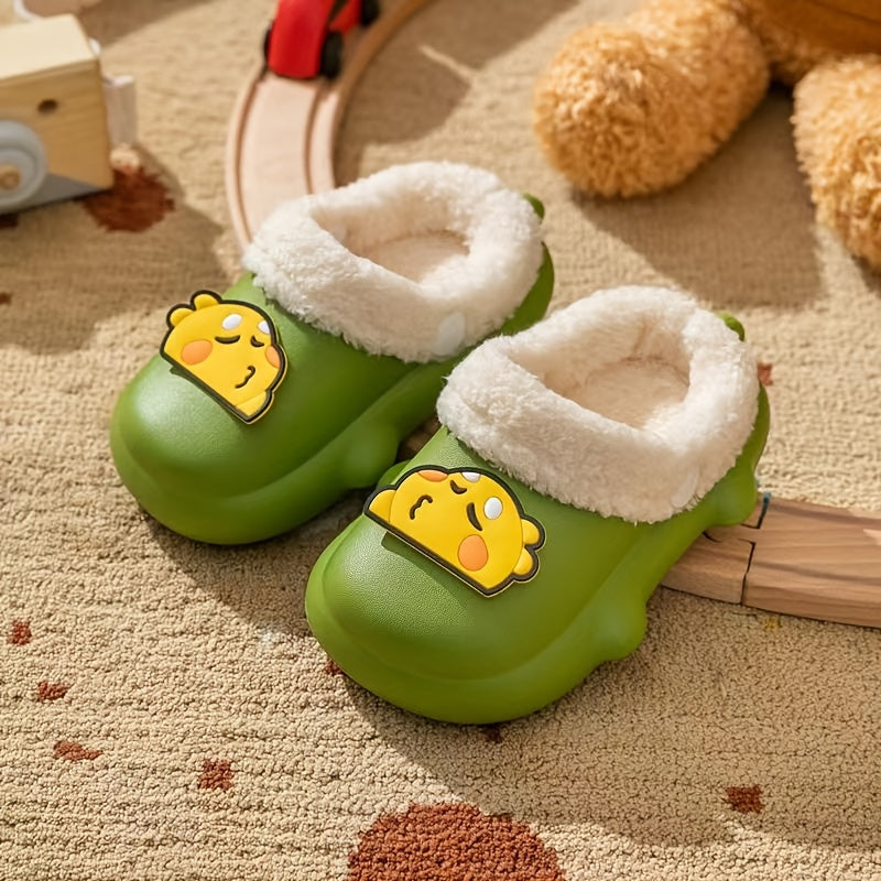Boys Duck Winter Slipper Soft Soled Anti-slip Thermal