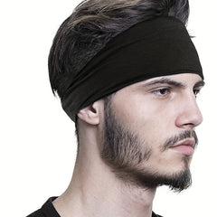Men's Elastic Sports Headband Yoga Sweat Belt Bandana