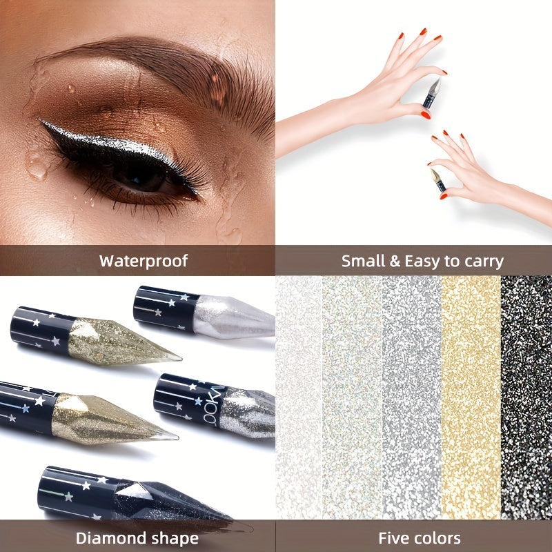 Starry Sky Liquid Eyeliner Pen Sparkle Pearly Eyeliner Stick