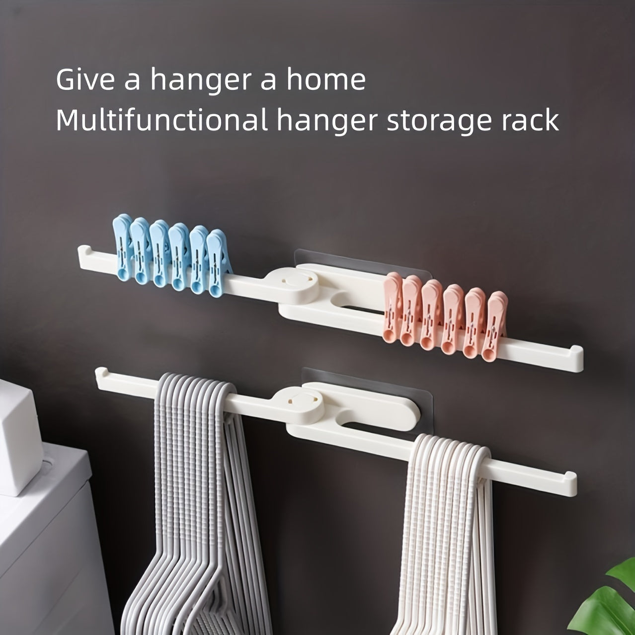 Family Clothing Storage Rack Lightweight Wall Hanging Hook