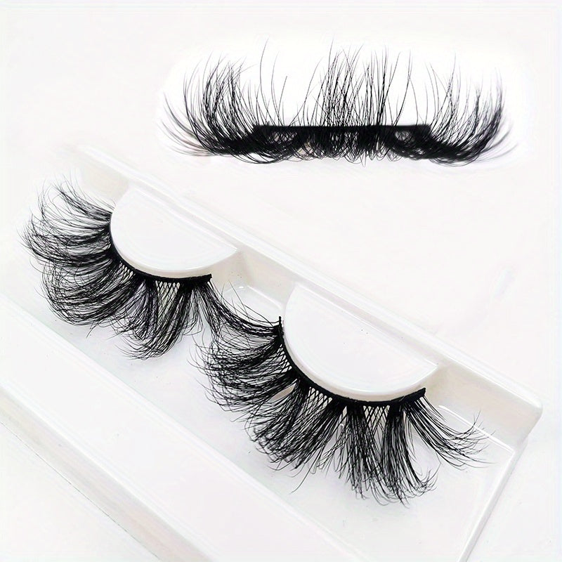 25MM Fluffy Faux Mink Lashes Bulk Pack of Daily False Eyelashes FN0047