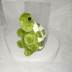 Cute Plush Tortoise Keychain Soft Green Shell Orange Patterns Backpack Accessory