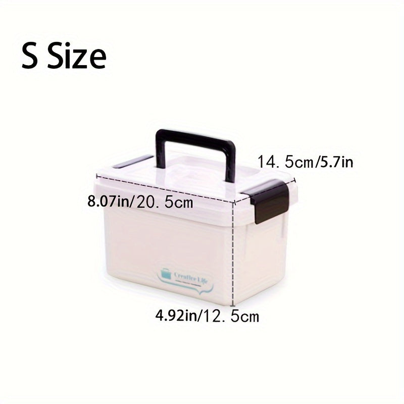Portable First Aid Box Medicine Pill Organizer Storage Box Two Sizes