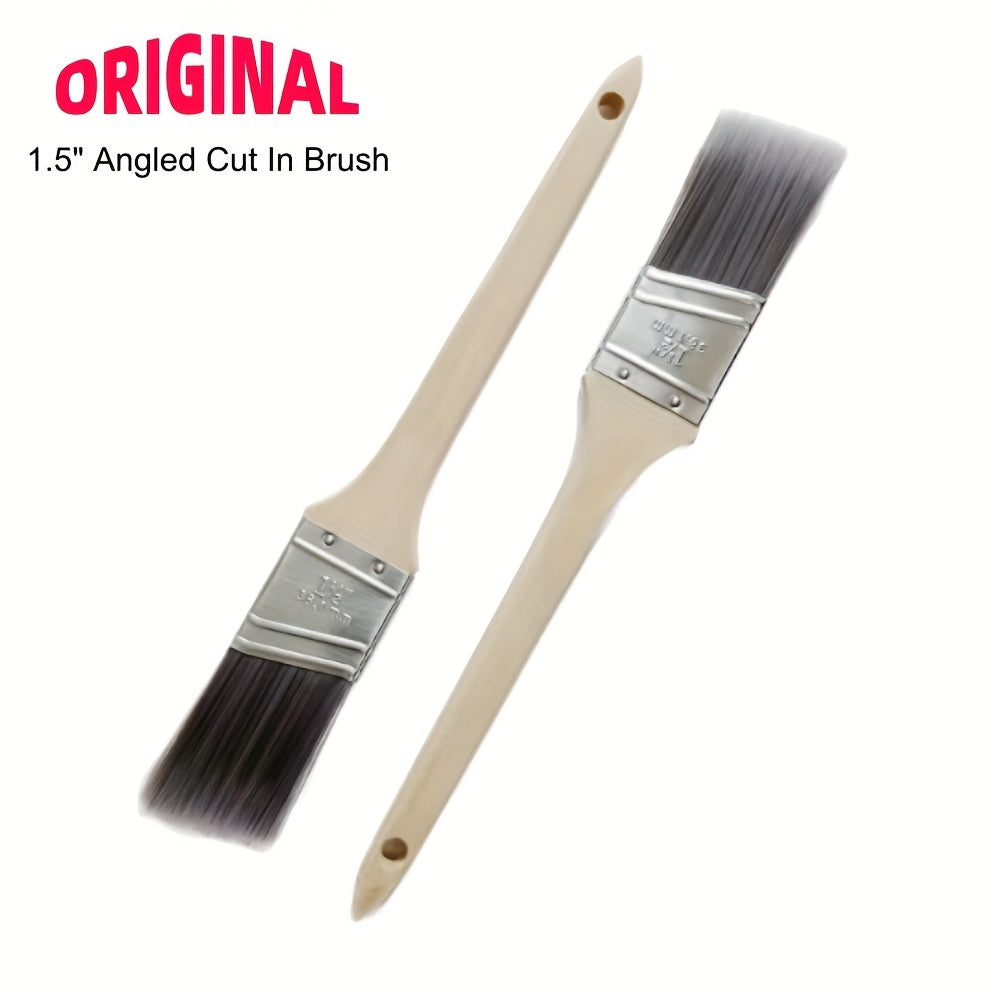 1pc Angled Cut In Paint Brush 3 81 Cm Smooth Furniture Paint Application