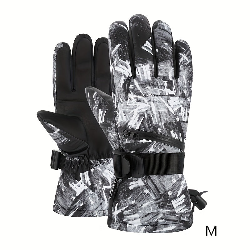 Men's Winter Ski Gloves Waterproof Cycling Gloves