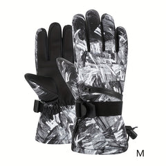 Men's Winter Ski Gloves Waterproof Cycling Gloves