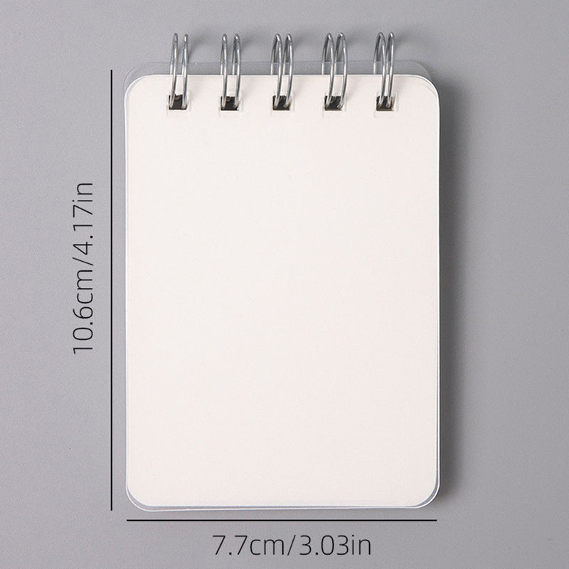 A7 Top Flip Coil Book Waterproof Cover Mini Notepad Portable Grid