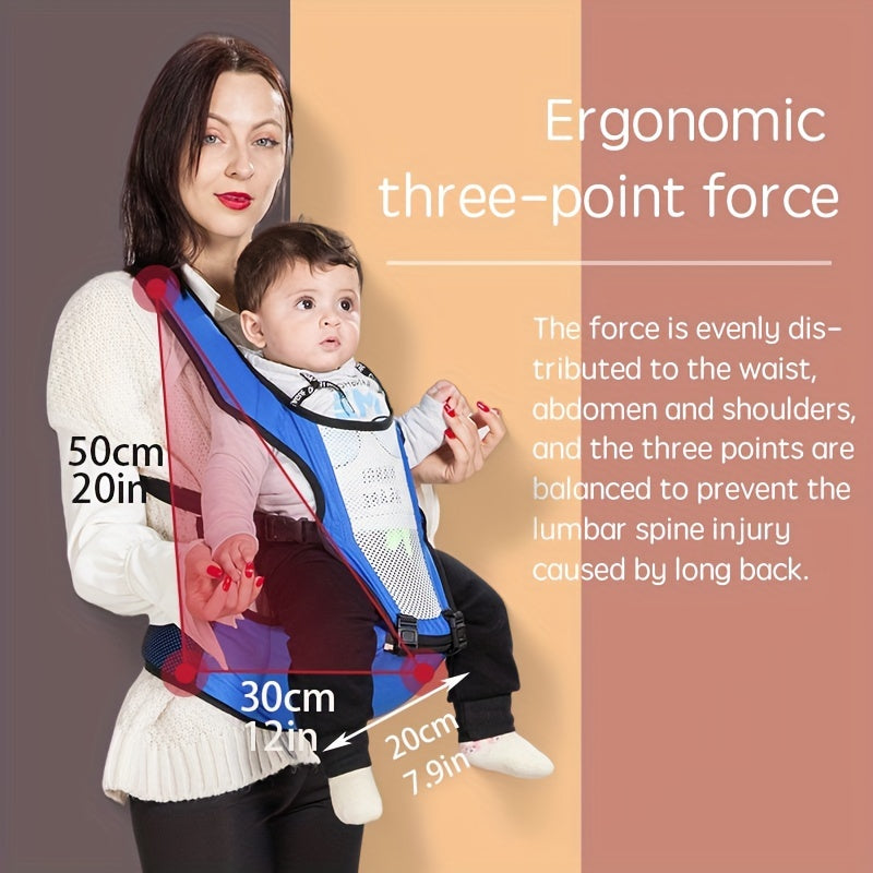 Baby Carrier With Hip Seat Removable Waist Support Strap
