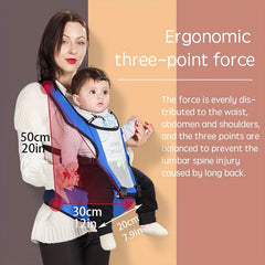 Baby Carrier With Hip Seat Removable Waist Support Strap