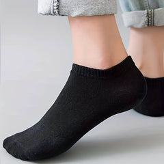 20 Pairs Solid Ankle Socks Soft Lightweight Women's Stockings