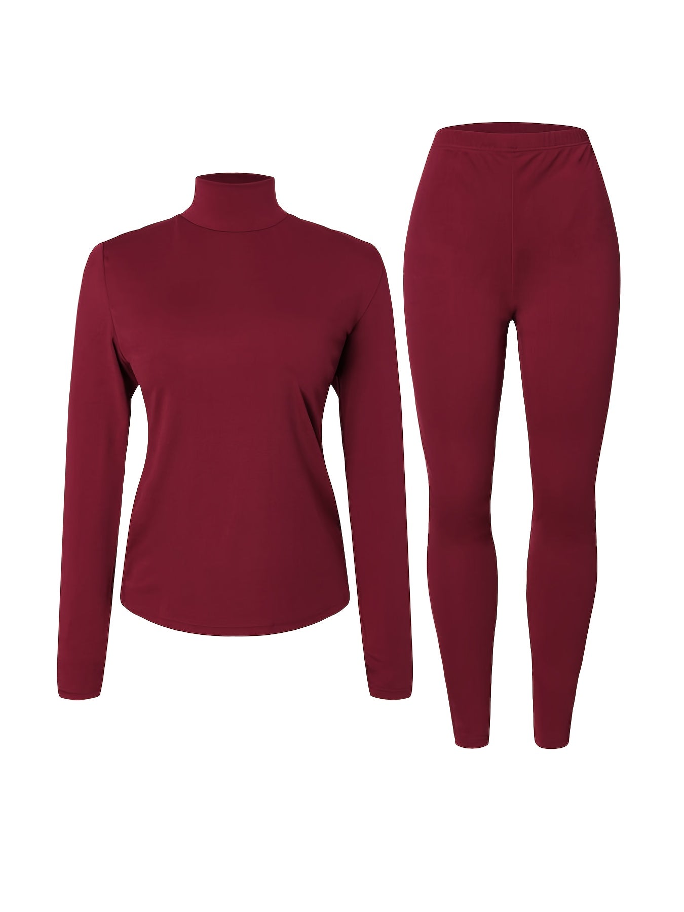  Mock Neck Top & Pants Set