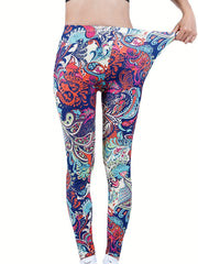 Women's Floral Print Cropped Pants