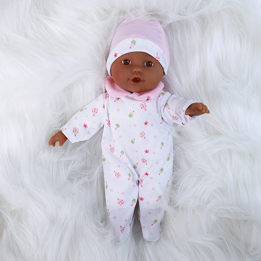 13" Reborn African American Doll Soft Body Realistic Look Boys Girls Birthday