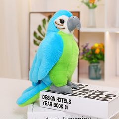 Parrot Plush Toy Soft Stuffed Animal Vibrant Colors Polyester Filling Gift