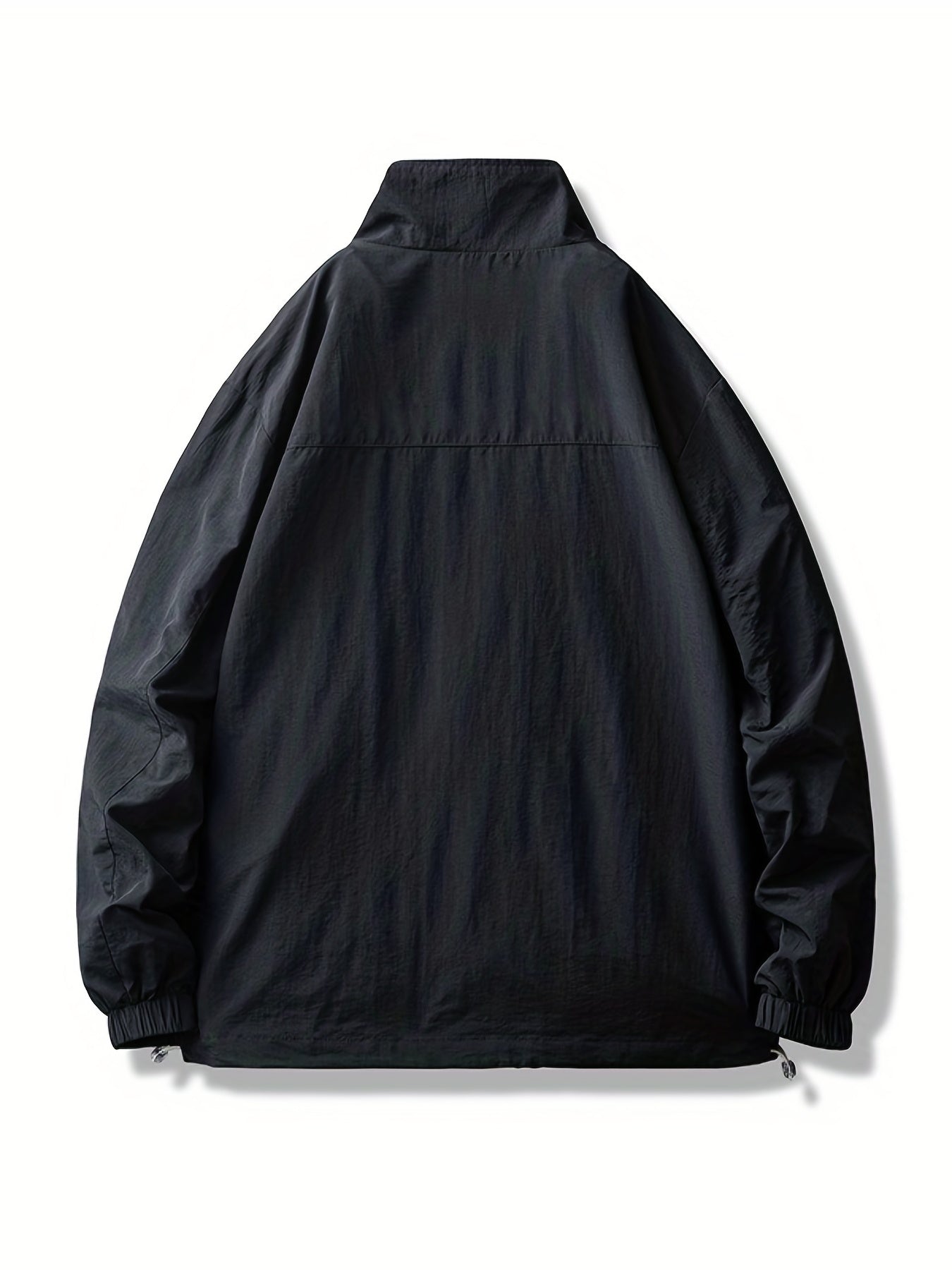 Men's Casual Zip Up Windbreaker Jacket