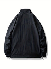 Men's Casual Zip Up Windbreaker Jacket