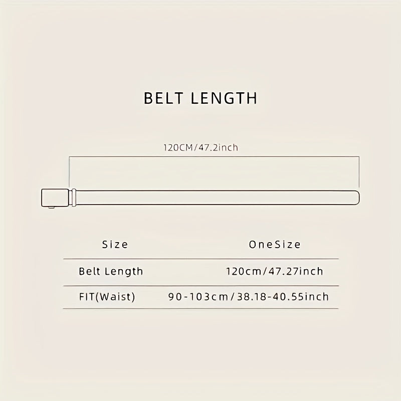 3pcs Men's Casual Belt Sets for Pants Jeans Clothing