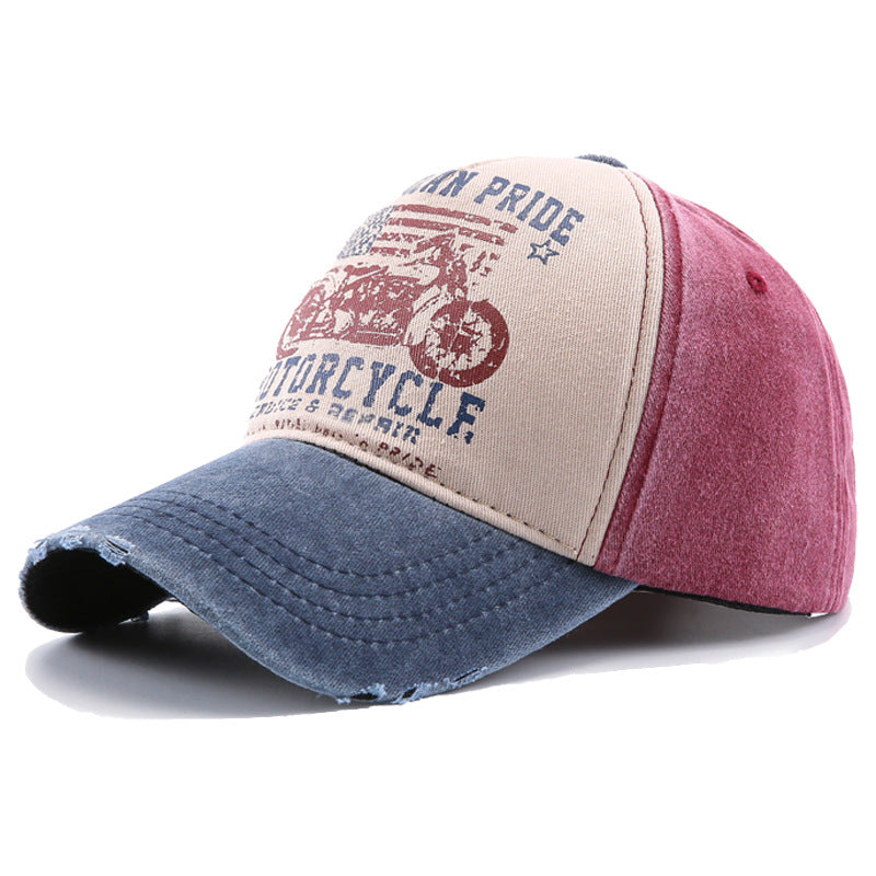 Ripped Holes Baseball Cap Washed Caps Sunshade Outdoor Couples Caps