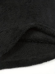  Fuzzy Fleece High Rise Straight Leg Pants