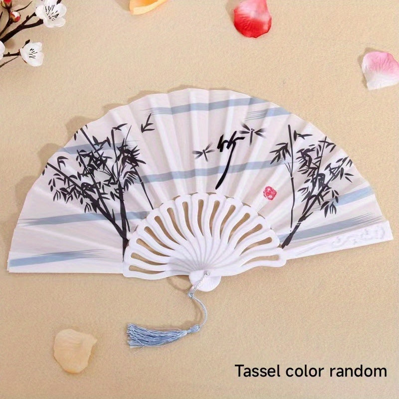 Chinese Style Women's Fan Summer Portable Folding Fan Vintage Costume Dance Fan
