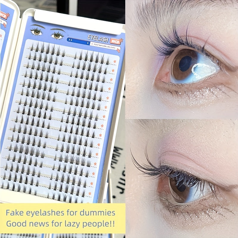 Segmented Curling False Eyelashes Natural Simulated Lightweight Soft