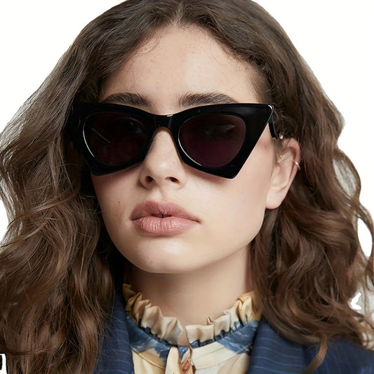 Y2K Cat Eye Sunglasses Men Women Irregular UV400 Sun Shades Glasses