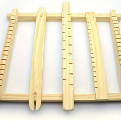 DIY Wooden Fabric Machine Technology Small Material Wood Textile Machine