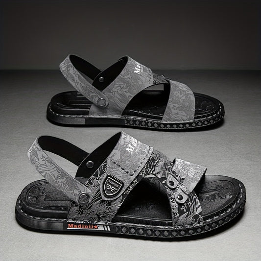 Men's Wear Resistant Non Slip Sandals Quick Drying Comfy Slides Beach Shoes