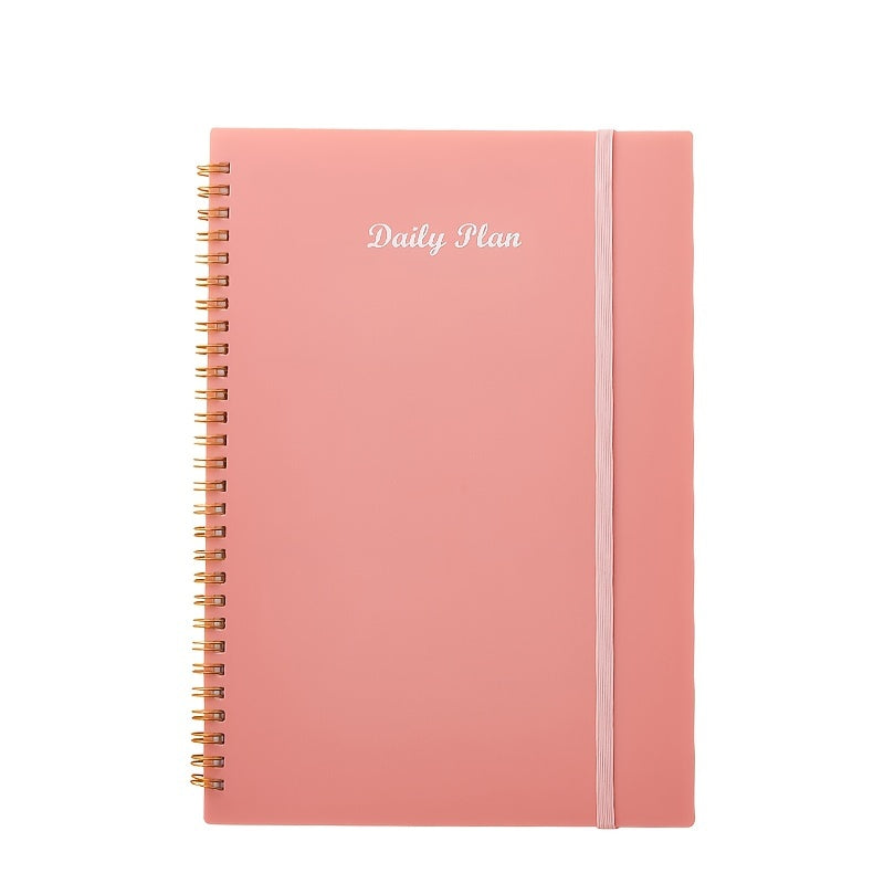 Undated Daily Planner Weekly Goals Notebook B5 Spiral Binding