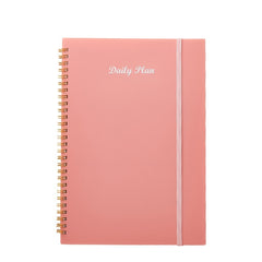 Undated Daily Planner Weekly Goals Notebook B5 Spiral Binding