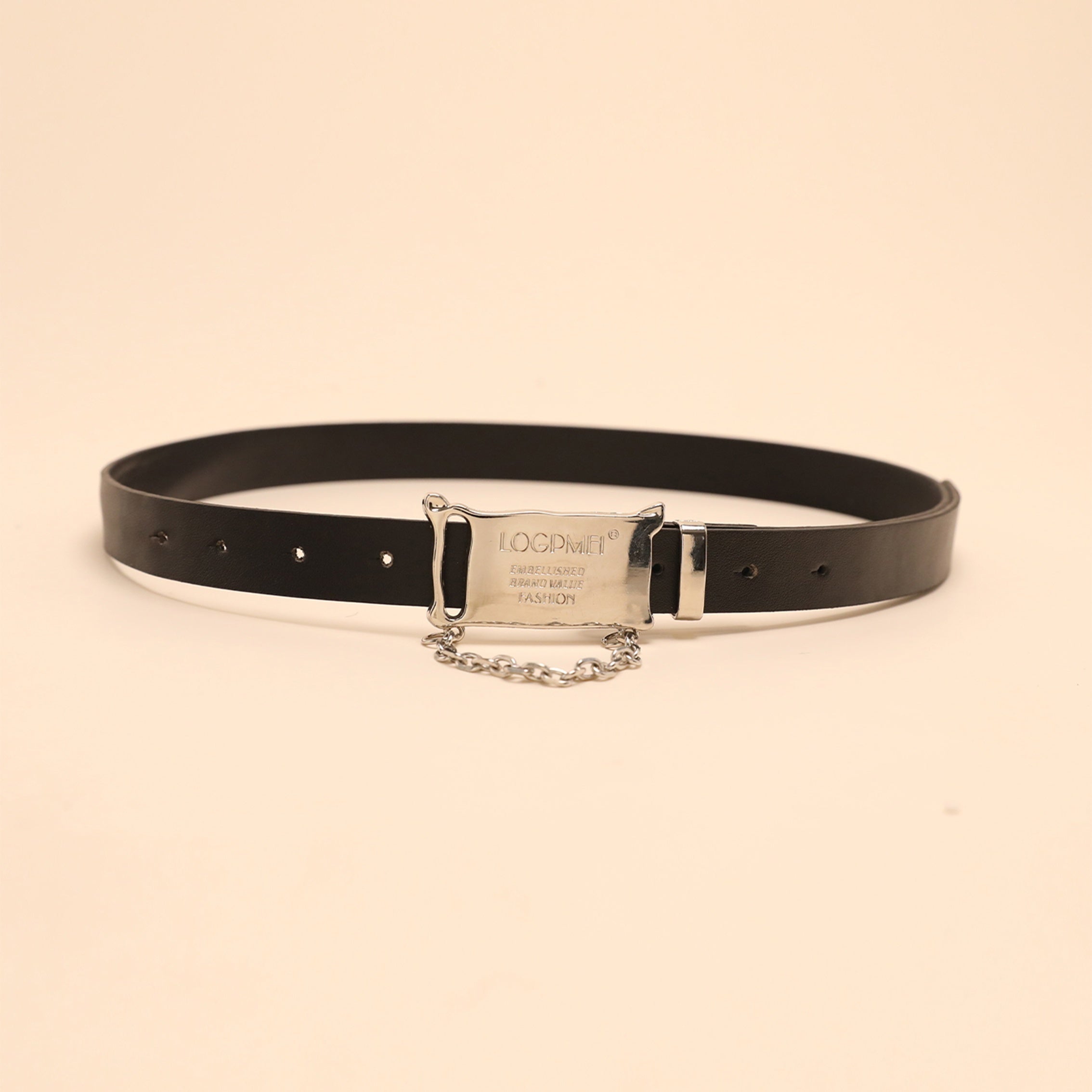 Chain Tassel Buckle Belt Unisex PU Belt Casual Jeans Pants Belts