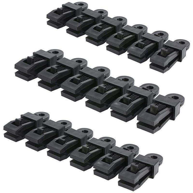 6pcs Camping Tent Hooks Large Size Tent Awning Fixed Clamp